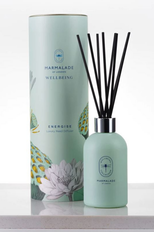 An image of the Marmalade of London Wellbeing Reed Diffuser