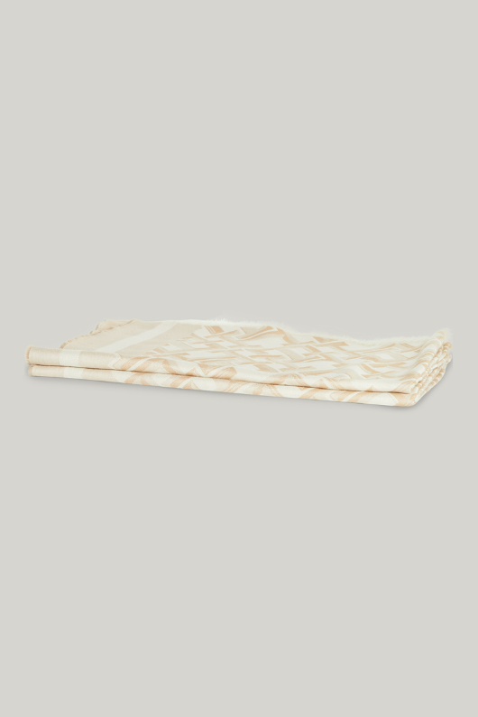 An image of the Tommy Hilfiger TH Monogram Jacquard Scarf
