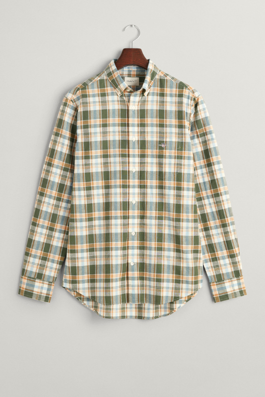 An image of the Gant Cotton Linen Check Shirt