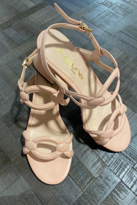 An image of the Evaluna Vania Block-Heeled Sandal