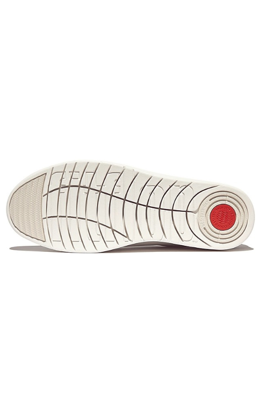 An image of the Fitflop Rally Crystal-Backtab Leather Trainers