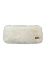 An image of the Barts Fur Headband in the colour White.