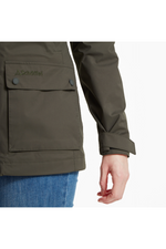 An image of a model wearing the Schoffel Edith Jacket Tundra.