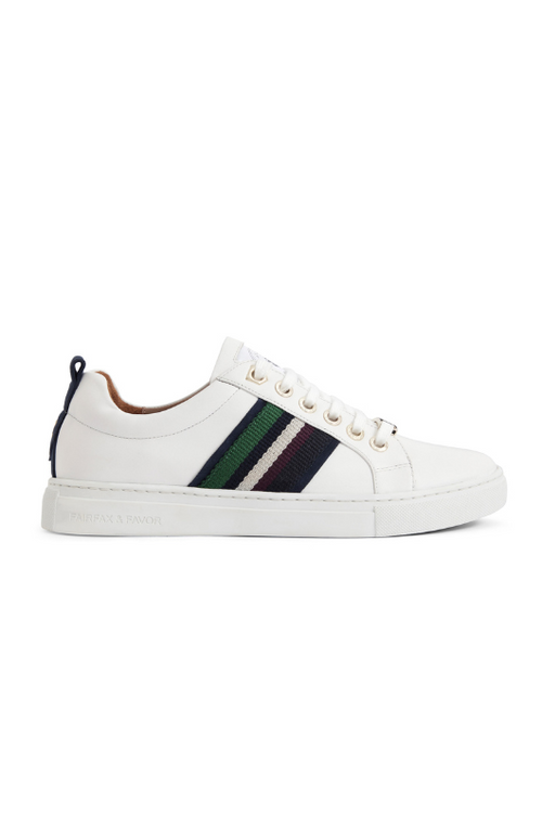 An image of the Fairfax & Favor Fairfax & Favor Boston Leather Trainer