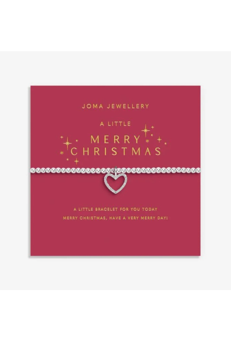 An image of the Joma Jewellery Christmas A Little 'Merry Christmas' Bracelet