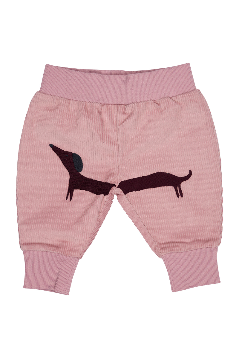 Baby cord trousers (embroidered)
