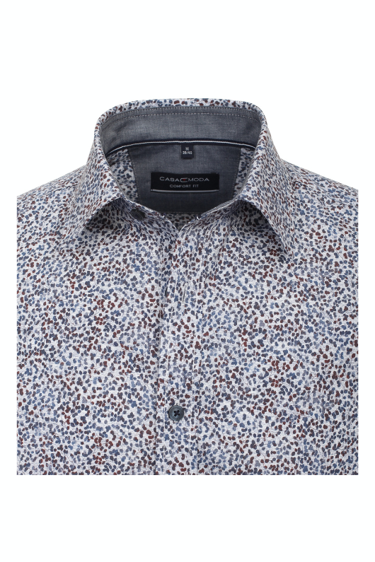 An image of the Casa Moda Long Sleeve Print Shirt