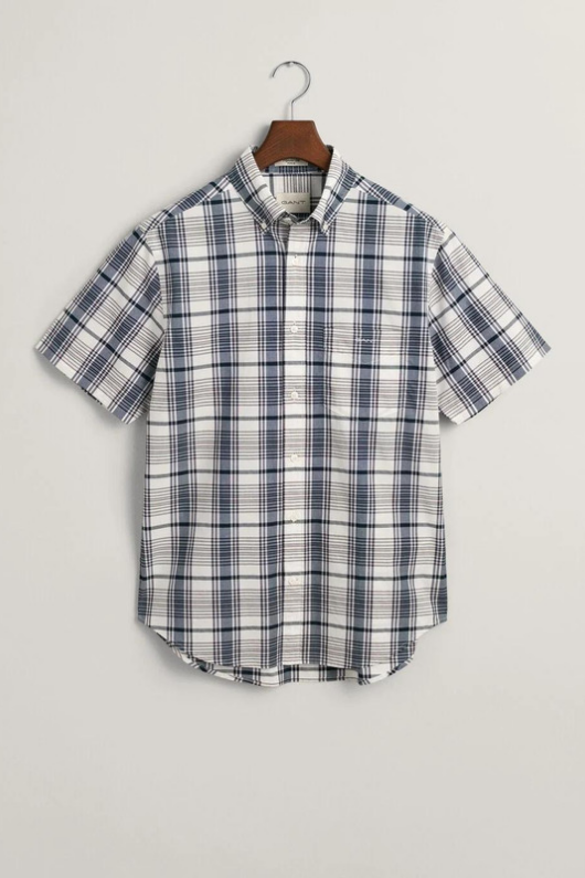 Poplin Short Sleeve Check Shirt