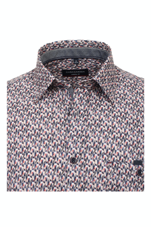 Long Sleeve Print Shirt