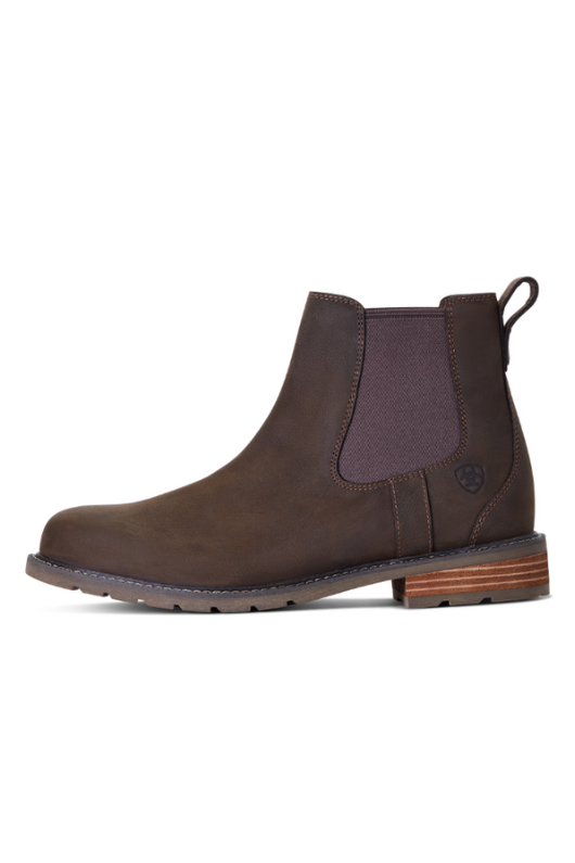 An image of the Ariat Men's Wexford Waterproof Chelsea Boot in the colour Java.