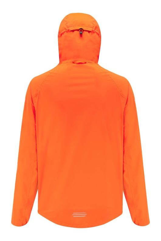 Mac in a Sac Mens Ultralite Jacket. A foldable jacket with reflective detailing. This jacket is highly waterproof, breathable and comes in the colour Neon Orange.