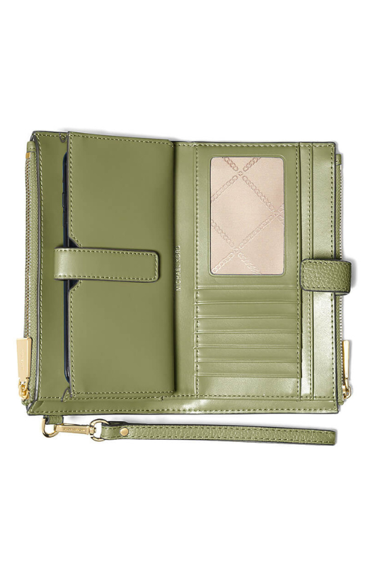 An image of the Michael Kors Jet Set Double Zip Wristlet