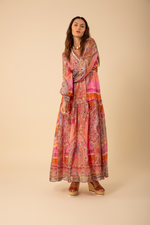 An image of the Hale Bob Allison Chiffon Maxi Dress