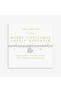An image of the Joma Jewellery A Little Merry Christmas Lovely Daughter Bracelet