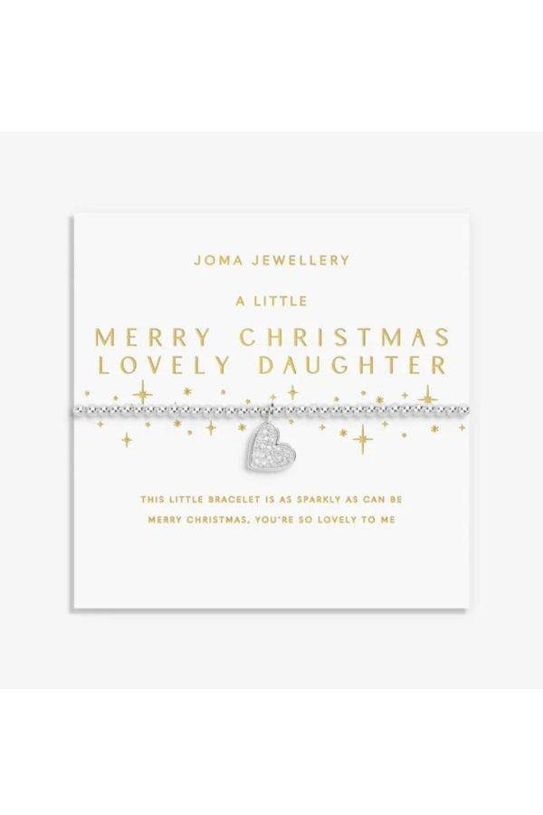 An image of the Joma Jewellery A Little Merry Christmas Lovely Daughter Bracelet