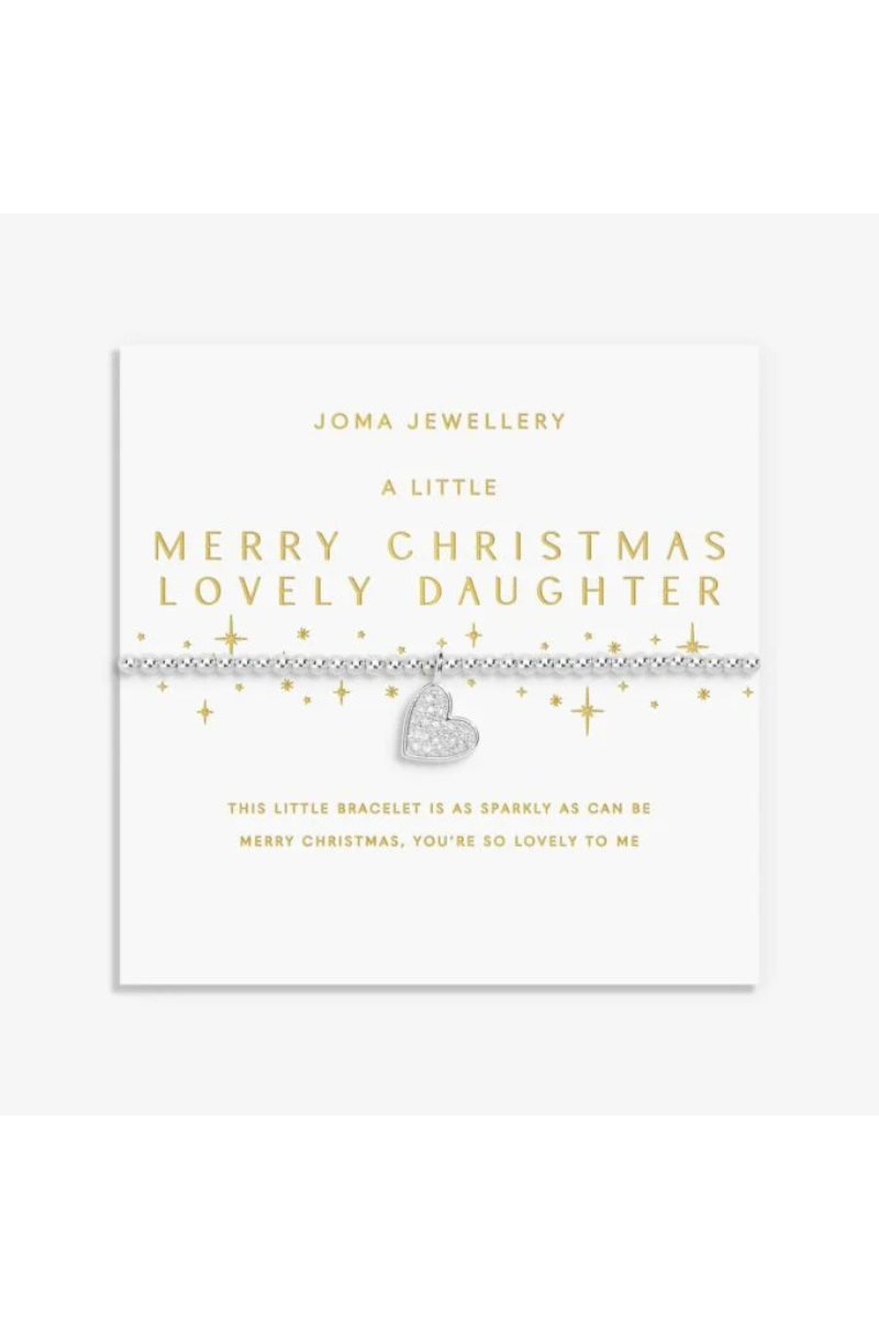 An image of the Joma Jewellery A Little Merry Christmas Lovely Daughter Bracelet