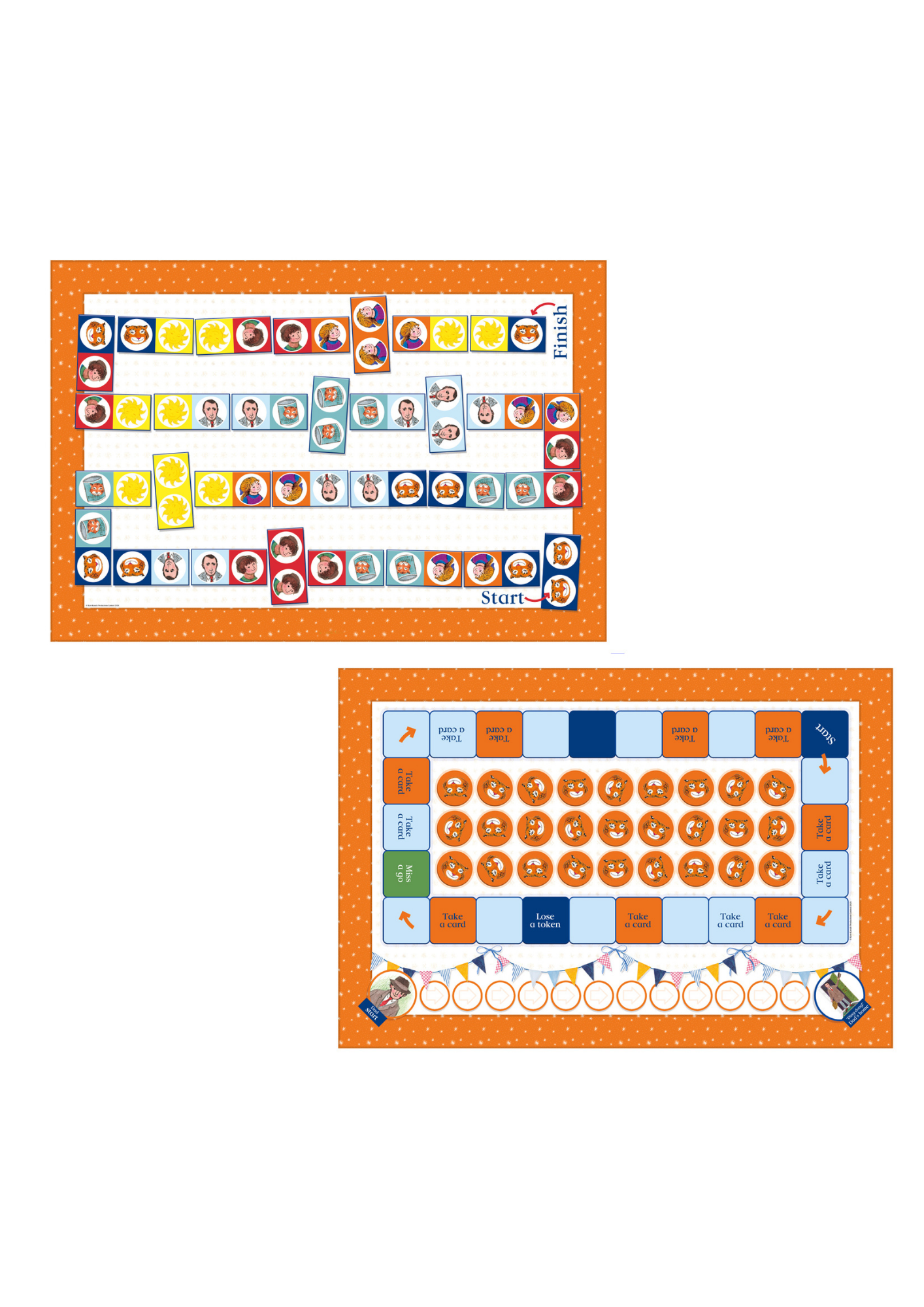 An image of the University Games The Tiger Who Came To Tea Board Game