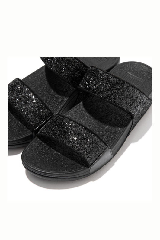 An image of the Fitflop Lulu Glitter Slides