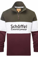 An image of the Brodie Countryfare Exeter Heritage 1/4 Zip