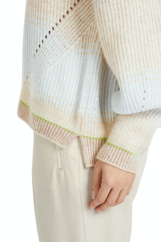 An image of the Marc Cain Cashmere Wool Mix Round Neck Knit Jumper