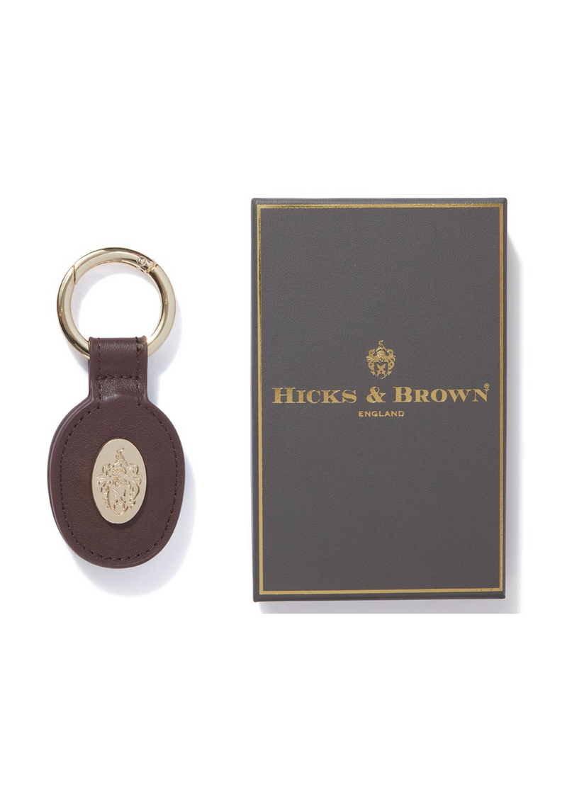 An image of the Hicks & Brown Leather Hat Clip