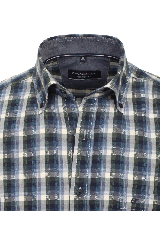 An image of the Casa Moda Long Sleeve Check Shirt