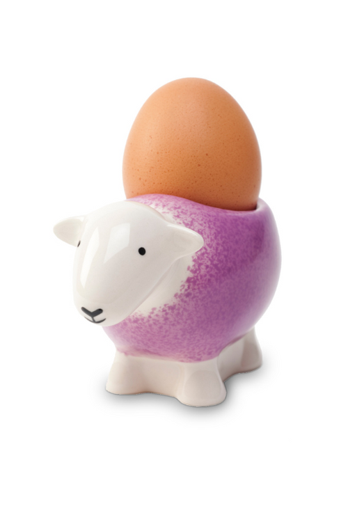 The Herdy Company Sheep Egg Cup in pink.