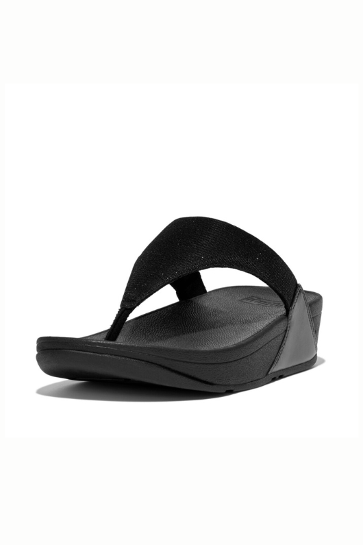 An image of the Fitflop Lulu Shimmerlux Toe-Post Sandals