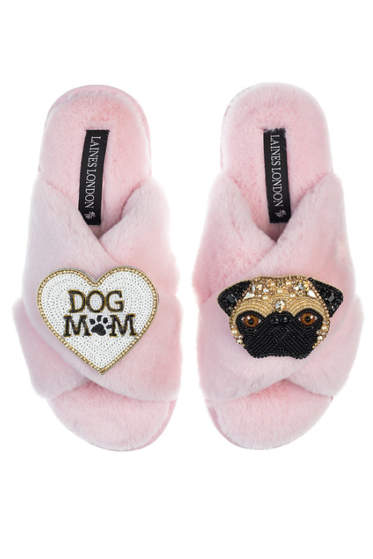 An image of the Laines London Classic Slipper Dog Mum