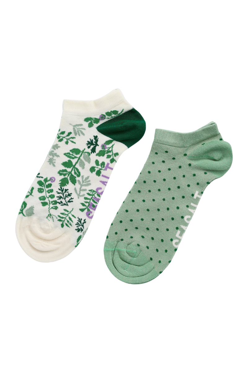 Bamboo Arty Trainer Socks Pack of 2