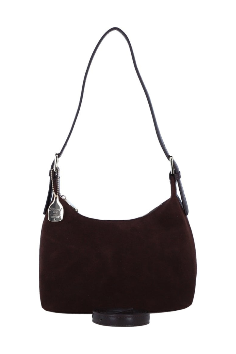 Leather Suede Shoulder Bag