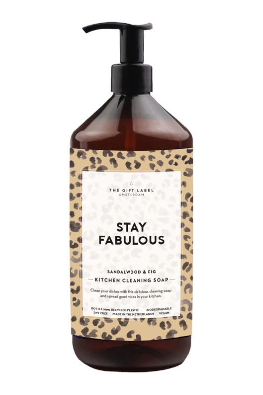An image of the The Gift Label Kitchen Cleaning Soap 1000ml