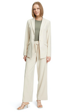 An image of the Betty Barclay Blazer Jacket in the colour Pastel Sand.