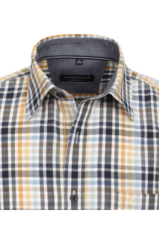 An image of the Casa Moda Long Sleeve Check Shirt