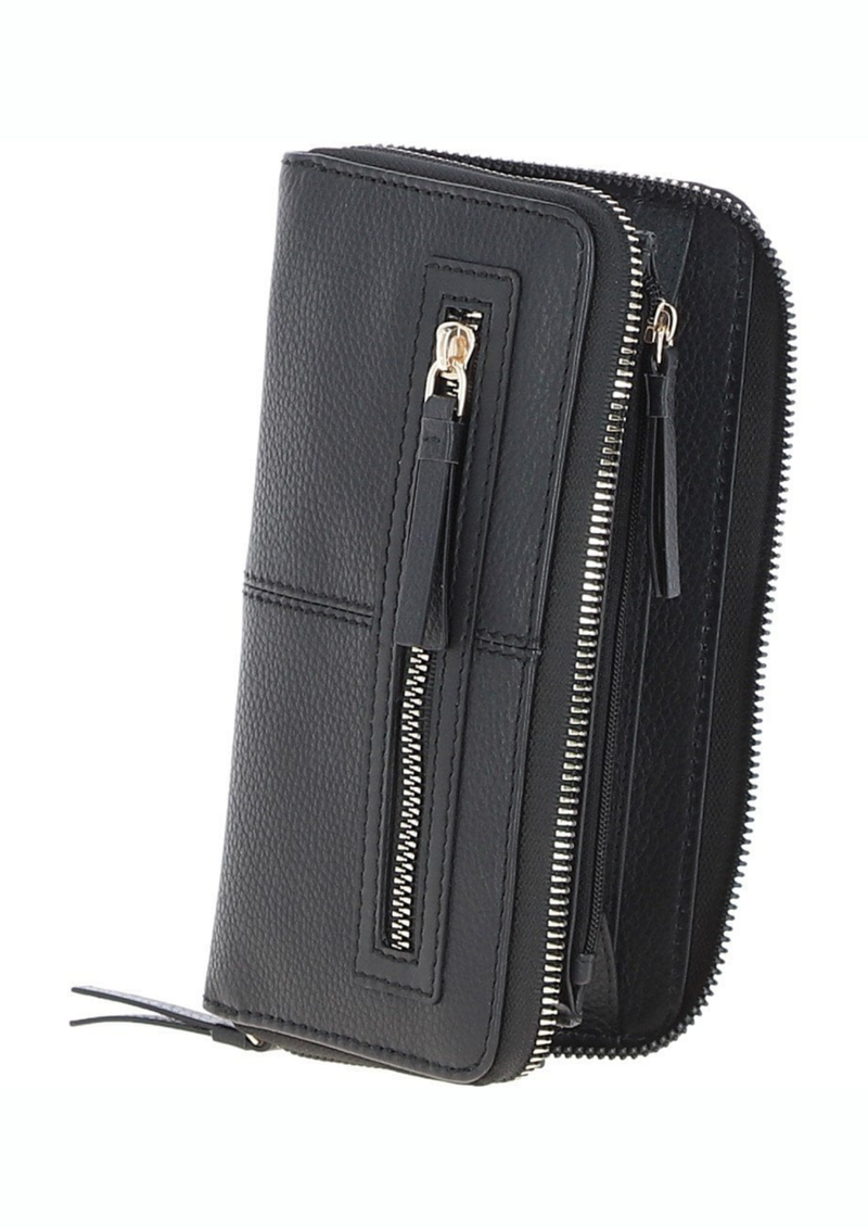 An image of the Ashwood Leather Zip Around Large Leather Purse