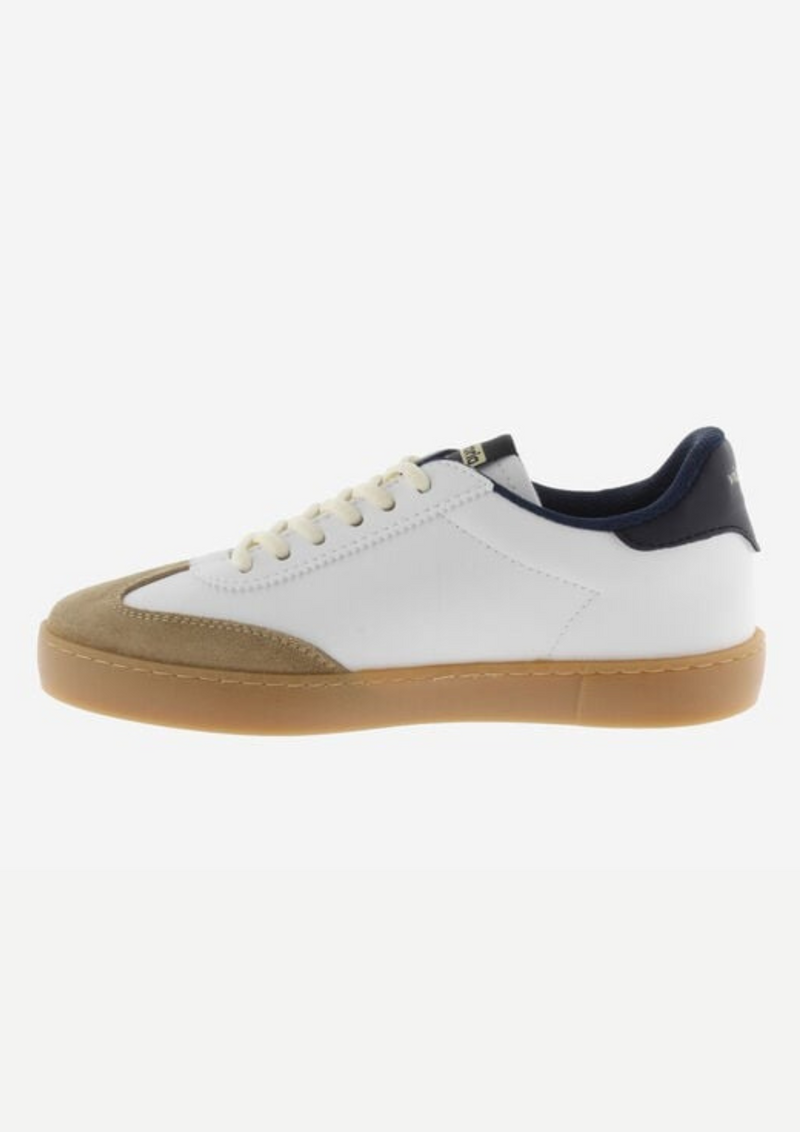 An image of the Victoria Berlin Cyclist Leather & Suede Trainer