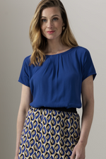 An image of the Bianca Francine Short Sleeve Round Neck Top