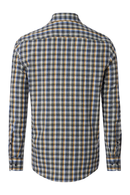 An image of the Casa Moda Casual Fit Check Shirt