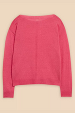 An image of the White Stuff Linen Crew Jumper