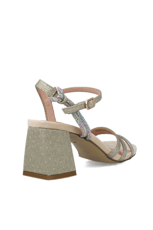 An image of the Menbur Sparkly Mid Heel Slingback