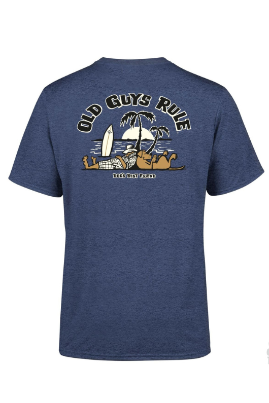 An image of the Old Guys Rule Dogs Best Friend II T-Shirt