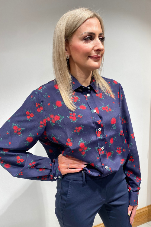 An image of the Marella Nirvana Silk Blouse
