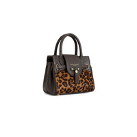Fairfax & Favor Mini Windsor Handbag Leopard Haircalf