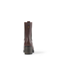 Fairfax & Favor Heeled Boudica Mahogany Leather