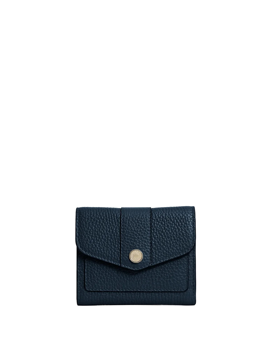 Fairfax & Favor Langford Button Purse Teal Leather
