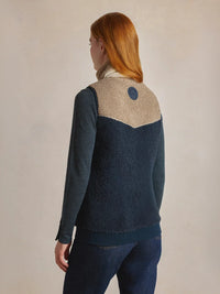 Fairfax & Favor The Ava Fleece Gilet Tricolour