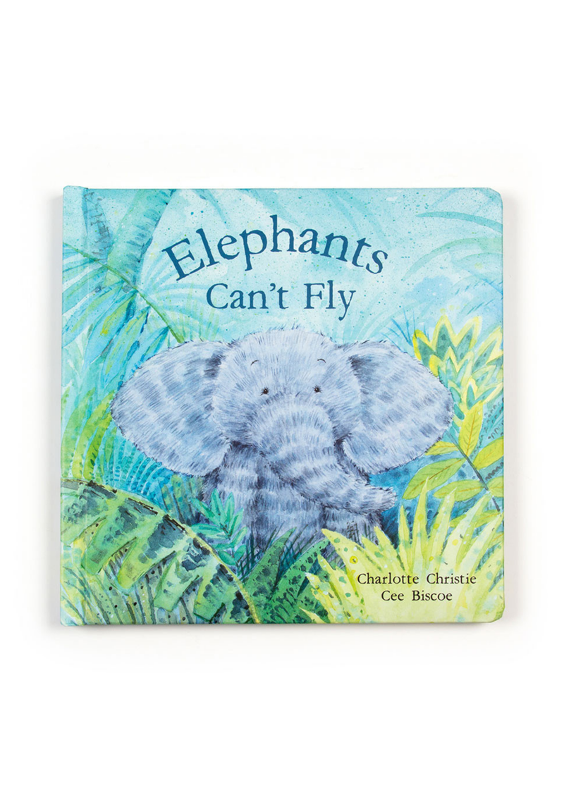An image of the Jellycat Jellycat Elephants Can't Fly Book