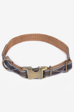 An image of the Barbour Reflective Tartan Dog Collar
