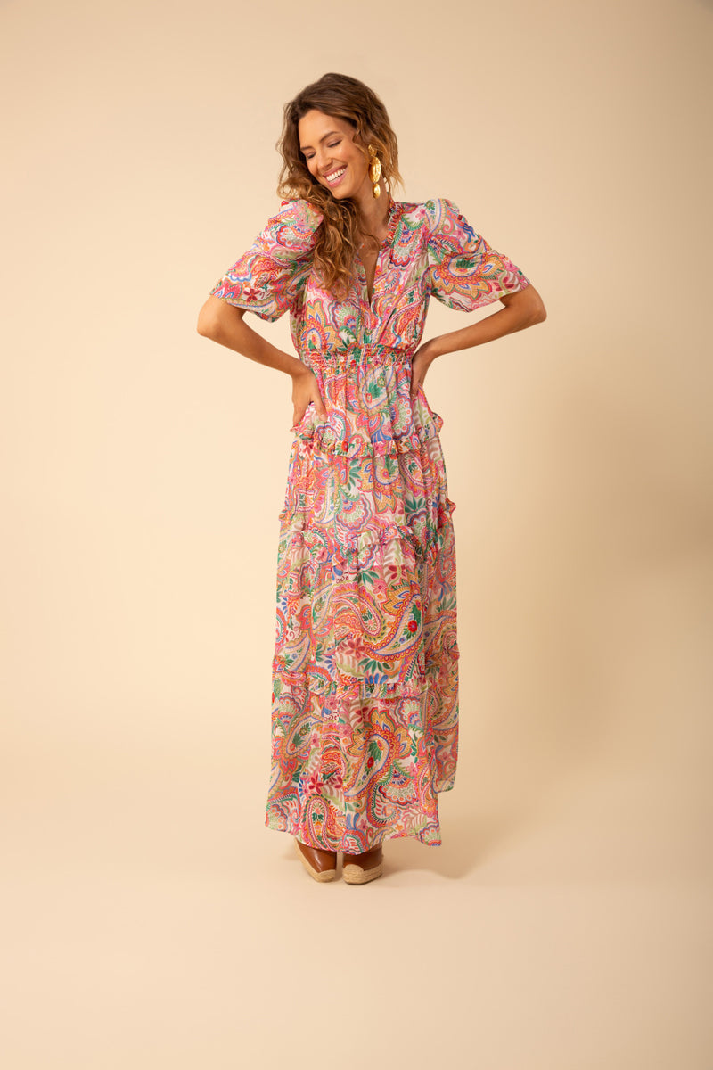 An image of the Hale Bob Maxi Dress