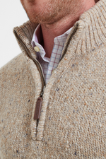 An image of the Schoffel Aviemore Alpaca Mix 1/4 Zip Jumper